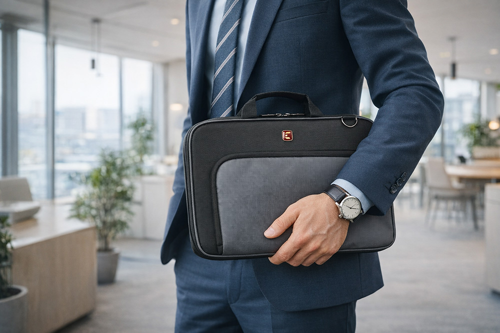 Cirafon Business Laptop Sleeve i bruk – korrekt størrelse og passform