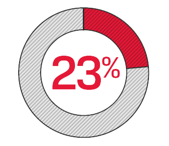 23%