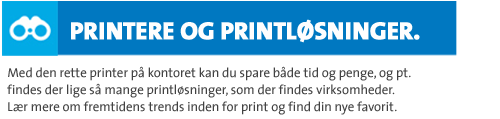 Fokus: Skrivare.