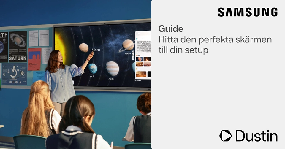 Hitta den perfekta skärmen till din setup