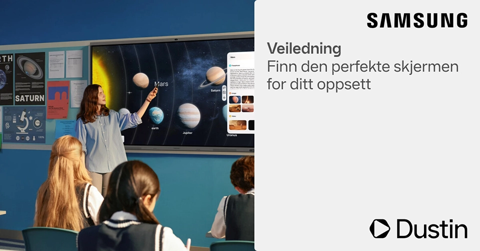 Hitta den perfekta skärmen till din setup